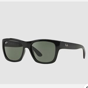 Authentic Ray-Ban RB4194 Unisex Square/Wayfarer Polarized Sunglasses in Black